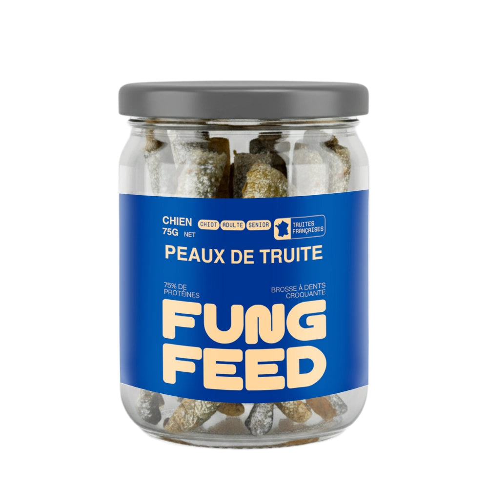 Peaux de truite Chien