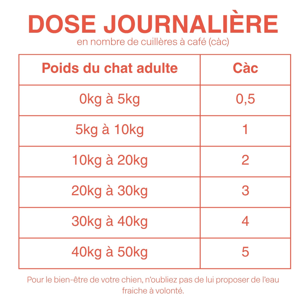 Huile de truite Chien et Chat